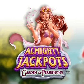 Almighty Jackpots: Garden of Persephone by Novomatic, showcased at lysticasinos-fi.com – game logo