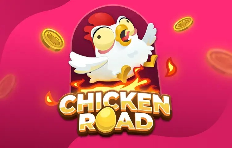 Chicken Road slot logo by InOut at Lysti CasinoChicken Road