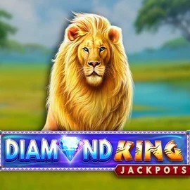 Diamond King Jackpots logo by SpinPlay Games Lysti Casino