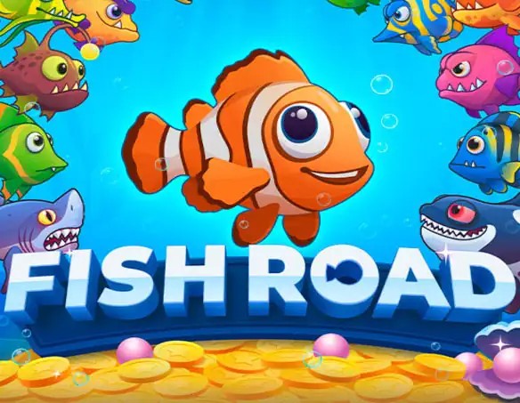 Logo of Fish Road from InOut at Lysti Casino