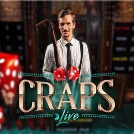 Live Craps by Evolution, showcased at lysticasinos-fi.com – game logo