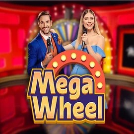 Mega Wheel slot logo by Pragmatic Play at Lysti Casino